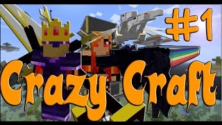 MinecraftCrazy Craft瘋狂世界生存1 反地心吸力 [upl. by Hairacaz]