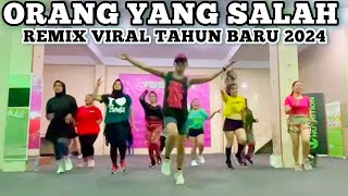 REMIX TAHUN BARU 2024  KU SUDAH MENCOBA TUK BERIKAN BUNGA  ORANG YANG SALAH  CHOREO BY ARUL ZIN [upl. by Boeke310]