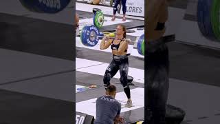 Laura Horvath 265LB Clean and Jerk  2023 CrossFit Games [upl. by Nirat35]