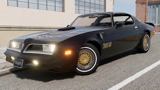 Pontiac Firebird Trans Am 1977 in BeamNG 440 [upl. by Lepper]