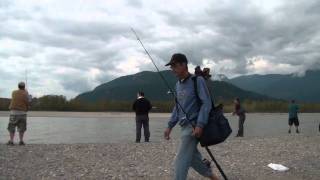 Sockeye Salmon fishing Fraser River [upl. by Arrik]