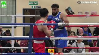 MILAN PATEL vs DYLAN LI  Amateur Boxing Match [upl. by Maillliw]