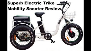 ebike Best Electric Fat Trike Mobility Scooter etrike [upl. by Llechtim397]