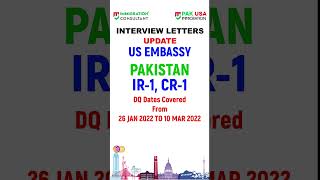 INTERVIEW LETTERS UPDATE FOR IR CATEGORIES immigration shorts usimmigration pakusaimmigration [upl. by Hughmanick329]