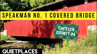 Chester County Speakman’s No 1 Covered Bridge Modena Township Pennsylvania [upl. by Asfah]