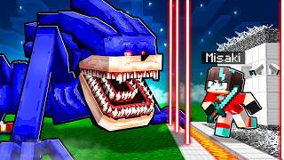 ¡SONICEXE vs La Casa Más SEGURA en Minecraft💀😨  Misaki Gamer [upl. by Synn]