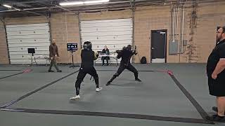 Scioto Open 2024  Thomas Kesler vs Branden Zipplinger Div A Longsword [upl. by Rehpotsyrk]