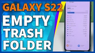 How to Empty Trash Folder on Samsung Galaxy S22S23 [upl. by Zetrac429]