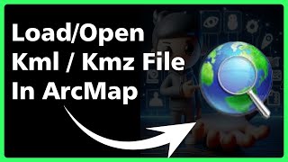 How to LoadOpen kmlKmz file in ArcMap ArcGIS  kmlKmz File ko Kaise open kare Arcmap may [upl. by Barnard766]