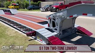 Globe Trailers 51 Ton Custom Lowboy [upl. by Asial]