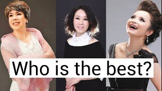 3 Chinas Sopranos sing “Concerto for Coloratura Soprano in F minor”三位中国女高音歌唱家演唱的《F小调花腔女高音协奏曲》 [upl. by Tades]