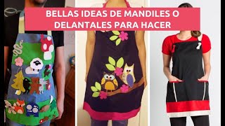 12 IDEAS DE MANDILES O DELANTALES PARA MAESTRAS QUERRÁS TENER [upl. by Narba956]