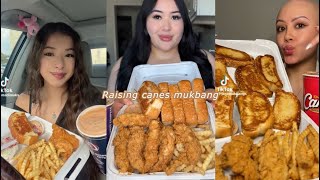 RAISING CANES MUKBANG 🍗 [upl. by Adnolor157]