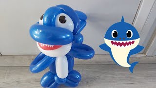 Baby Shark Balloon Twisting Tutorial [upl. by Latisha548]