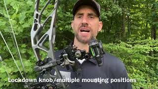 Custom Bow EquipmentCBE Trek Pro Single Pin Archery and Hunting Sight Review Loaded with features [upl. by Joey]