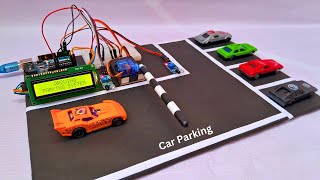 How to make car parking system using arduino  Automatic car parking system  Arduino Project [upl. by Nylqcaj]