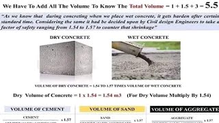 how to find cement in m20 per cubic meter  cement in per cubic meter  cement quality find  mah [upl. by Kenelm]