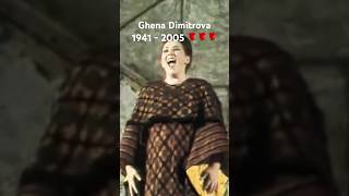 Epic operatic soprano ghena Dimitrova italianopera operalovers sopranos bulgaria shorts 🌹 [upl. by Niki]