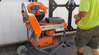 IQ MS362 Paver Saw [upl. by Hibbert]