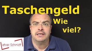 Taschengeld  Wie viel ist richtig  Wirtschaft  Lehrerschmidt [upl. by Iniretake]