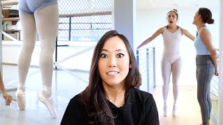 pointe shoe fitter reacts to MICHELLE KHARE BALLET [upl. by Kered]