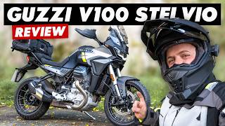 Moto Guzzi V100 Stelvio Review 15 Things To Know [upl. by Nickelsen]