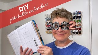 DIY Printable Calendars  Simple Style Minimalist Planning at Its Best [upl. by Eelyek]