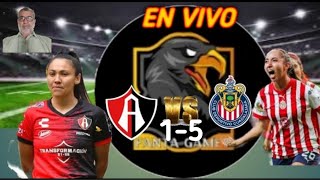 TUDN  Atlas vs Chivas 1  5 En Vivo Live 🔴goles 2024  Liga MX Femenil [upl. by Nileuqcaj]