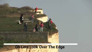 Birling Gap Idiots On Cliff Edge [upl. by Gaul]