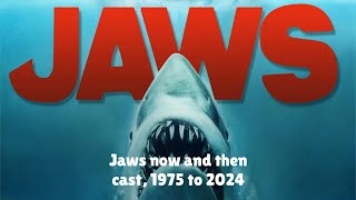 Jaws 1975 Cast now and then 1975 to 2024 [upl. by Eedoj]