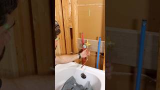 Tub Shower Valve Installation Tips  shorts homerepairtutor [upl. by Shawn]