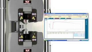 Testing 505 Round with an AutoX750 Extensometer on a 300LX System [upl. by Tymes89]