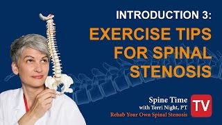 Intro 3  Exercise Tips for Spinal Stenosis [upl. by Alcinia313]