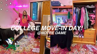 COLLEGE MOVEIN DAY 2023  NOTRE DAME [upl. by Gunas]