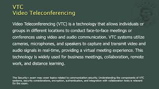 VTC  Video Teleconferencing [upl. by Clement]