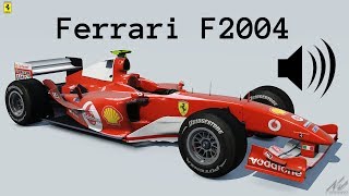 Assetto Corsa Sound Ferrari F2004 Ferrari 70th Anniversary Pack [upl. by Bledsoe]