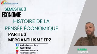 Histoire de la pensée économique S3 Economie Partie 3 [upl. by Adlen]