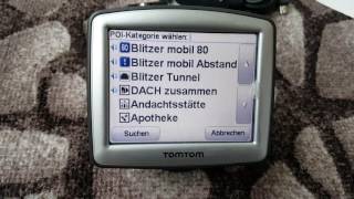 TomTom One Wie man Blitzen einschaltenquotAktivierenquot [upl. by Eiba]