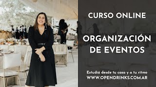 CURSO ONLINE DE ORGANIZACIÓN DE EVENTOS [upl. by Mareah165]