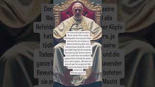 Seine Todeswunde wurde geheilt und die ganze Welt folgte ihm mit staunender Bewunderung 🔴 bibel [upl. by Alvira512]