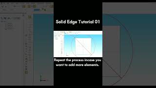 Solid Edge Tutorial 01 How to Sketch Extrude shorts reels trending [upl. by Doug]