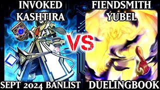 Invoked Kashtira vs Fiendsmith Yubel  Dueling Book [upl. by Ayatnohs]