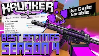 MY SETTINGS ARE LIKE HACKS TRIPLE COLLAT Krunker Season 4 [upl. by Smaoht363]