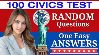 2024 EASY Answer Fast USCIS Official 100 Civics Questions and Answers US Citizenship Interview 2024 [upl. by Cly]