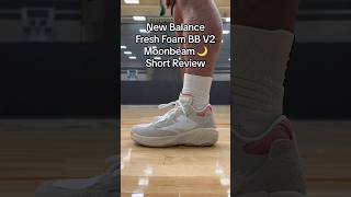 New Balance Fresh Foam BB V2 “Moonbeam” On Feet amp In Hand Looks  Short Review shorts zachlavine [upl. by Eimilb]