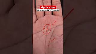 Mystic cross astrology palmanalysis palmistry palmstudy palmreading fortune motivation [upl. by Neitsirk502]