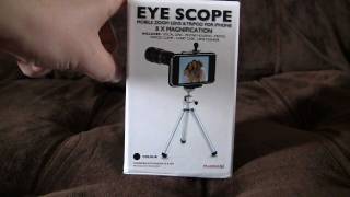 Eye Scope iPhone Telephoto Lens Review [upl. by Roarke]