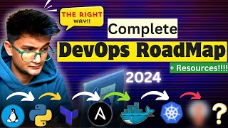 DevOps ROADMAP 2024 How to learn and Become DevOps Engineer With Resources [upl. by Gainor749]