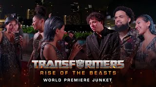 Transformers Rise of the Beasts  World Premiere in Singapore [upl. by Ylim]