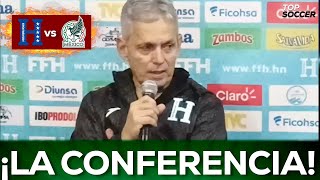 🚨¡APENADO REINALDO RUEDA DT DE HONDURAS SE DISCULPA CON JAVIER AGUIRRE Y SELECCIÓN MEXICANA [upl. by Barcus]